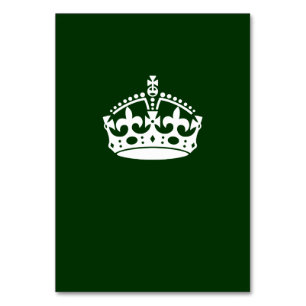 Kalm kuit houden op groen decor kaart