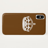Kalm kuit op bruin decor Case-Mate iPhone case (Achterkant (horizontaal))
