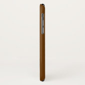 Kalm kuit op bruin decor Case-Mate iPhone case (Achterkant/links)
