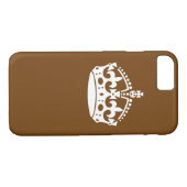 Kalm kuit op bruin decor Case-Mate iPhone case (Achterkant (Horizontaal))