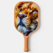 Kalm Leeuwengezicht Pickleball Paddle (Achterkant)