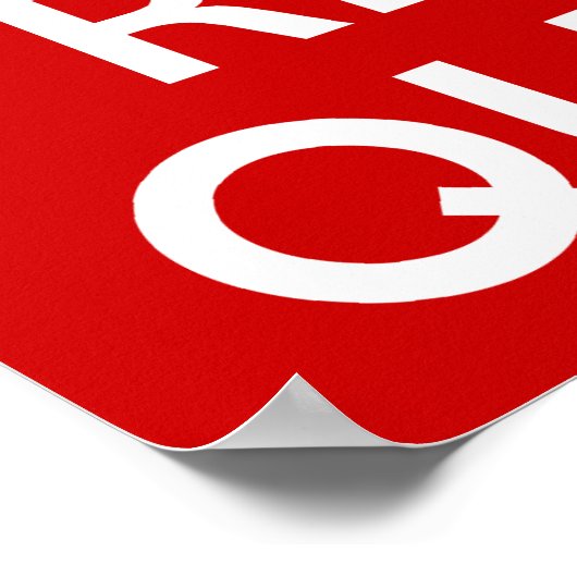 Kalm lezen Quran houden Poster (Hoek)