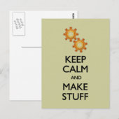 Kalm maken van spullen houden briefkaart (Voorkant / Achterkant)