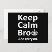 Kalm merk houden - en doorgaan briefkaart (Voorkant / Achterkant)