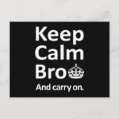 Kalm merk houden - en doorgaan briefkaart (Voorkant)