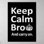 Kalm merk houden - en doorgaan poster (Voorkant)