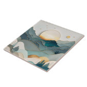 Kalm Natuur keramische Tegels: minimalistisch land Tegeltje (Zijkant)