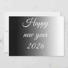 Kalm nieuwjaarsgroet feestdagenkaart