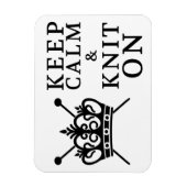 Kalm nit houden op ambachtslieden magneet (Verticaal)