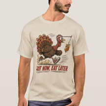 Kalm nu, Later Eten Turkije Thanksgiving Ontwerp