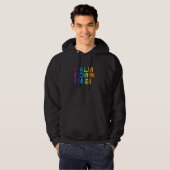 Kalm omlaag Im Bi Lgbtq Bisexual Pride Bi Pride 4 Hoodie (Voorkant volledig)