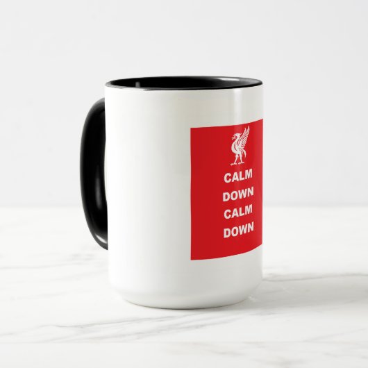 Kalm omlaag Mok (Voorkant links)