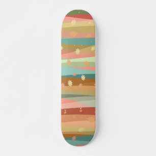 Kalm Ontspannende Bloemen Persoonlijk Skateboard