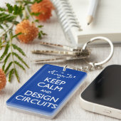 Kalm ontwerp-circuits houden sleutelhanger (Voorkant Rechts)