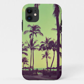 Kalm palmboom iPhone 11 hoesje