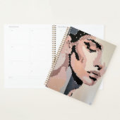 Kalm pastel gezicht planner (Display)