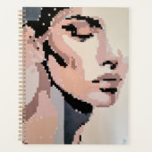 Kalm pastel gezicht planner (Voorkant)