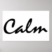 kalm poster (Voorkant)