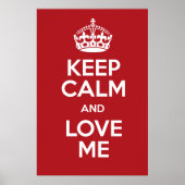 Kalm Poster houden (Voorkant)