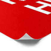 Kalm Poster houden (Hoek)