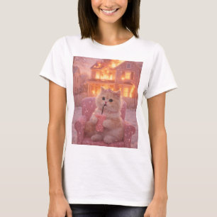 Kalm Prinses Kat Tijdens Totale Chaos              T-shirt