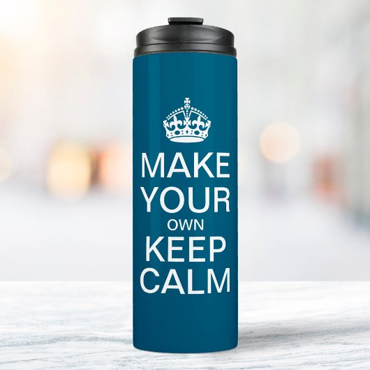 Kalm reiswieg houden - aangepaste thermische tromm thermosbeker