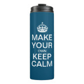 Kalm reiswieg houden - aangepaste thermische tromm thermosbeker (Voorkant)