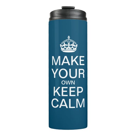 Kalm reiswieg houden - aangepaste thermische tromm thermosbeker (Voorkant)