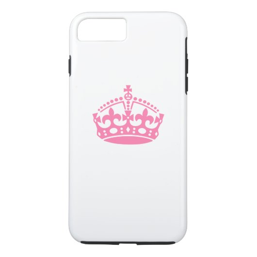 Kalm roze overwinningskroon Case-Mate iPhone case (Achterkant)