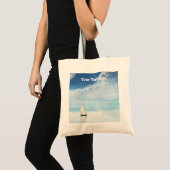 Kalm Sailen met Bluest Skies Tote Bag (Voorkant (product))