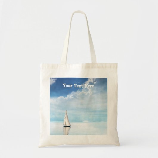 Kalm Sailen met Bluest Skies Tote Bag (Voorkant)