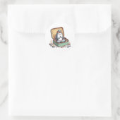 Kalm Sardine Zen Meester Sticker (Tas)