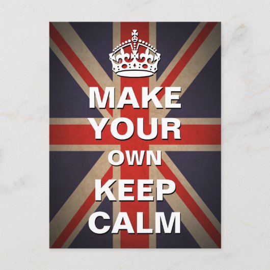 Kalm Sjabloon houden -  Uniefoor Briefkaart (Voorkant)