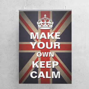 Kalm Sjabloon houden - Uniefoor Poster