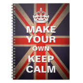 Kalm Sjabloon houden -  Uniefoor Poster niet Notitieboek (Voorkant)