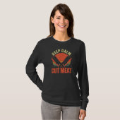 Kalm Snijden vleesbeenderbak behouden T-shirt (Voorkant volledig)