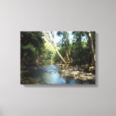 Kalm Stromend Water Canvas Afdruk (Voorkant)