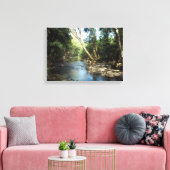 Kalm Stromend Water Canvas Afdruk (Insitu (Woonkamer))