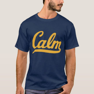 Kalm T-shirt (geïnspireerd op de Cal logo)