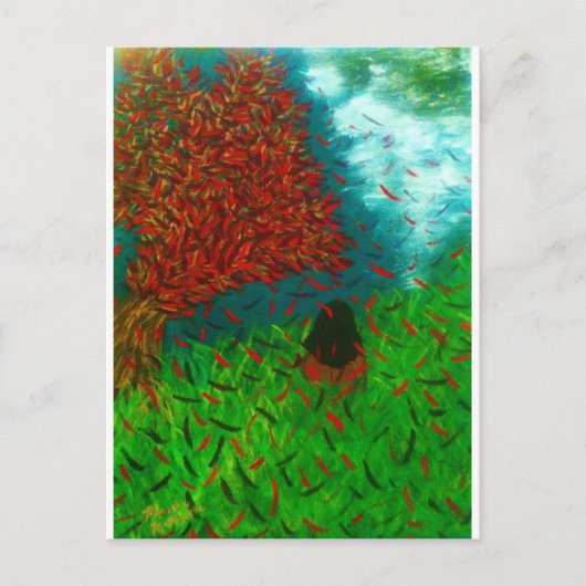 "Kalm tijdens het Storm" Briefkaart (Voorkant)