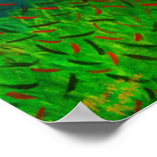 "Kalm tijdens het Storm" Poster (Hoek)