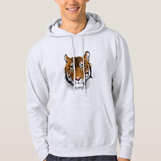 "Kalm Tijger Zen" Hoodie (Voorkant)