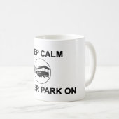 Kalm trailer park op Mok houden (Voorkant rechts)