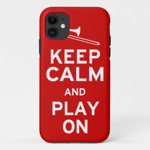 Kalm trombone houden iPhone 11 hoesje