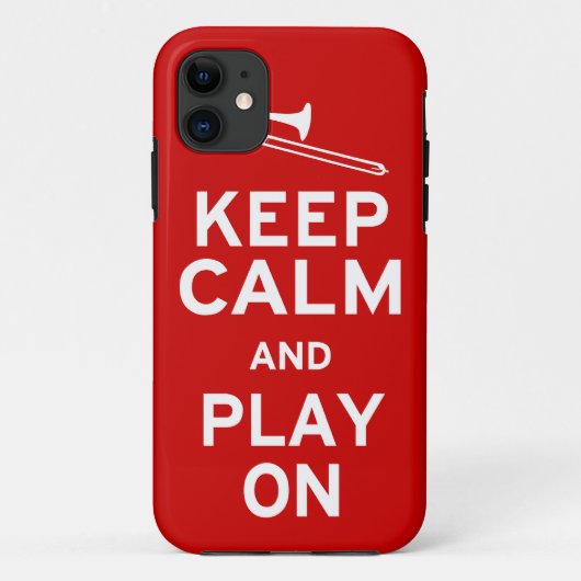 Kalm trombone houden Case-Mate iPhone case (Achterkant)