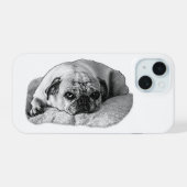 Kalm Uitdrukking, Moderne Uiterlijk iPhone 15 Case (Achterkant horizontaal)