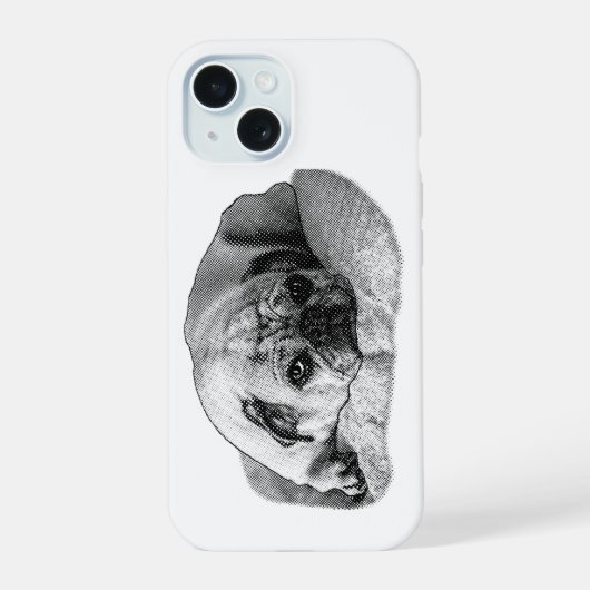 Kalm Uitdrukking, Moderne Uiterlijk iPhone 15 Case (Achterkant)