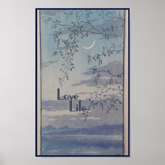 kalm uitzicht poster (Voorkant)