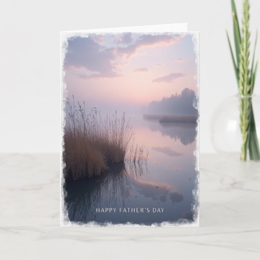 Kalm Vaderdag Dageraad Kaart (Voorkant)