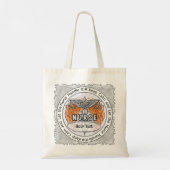 Kalm verpleegster tote bag (Achterkant)